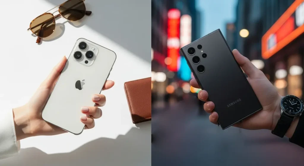 iPhone ou Samsung Descubra qual combina mais com seu estilo