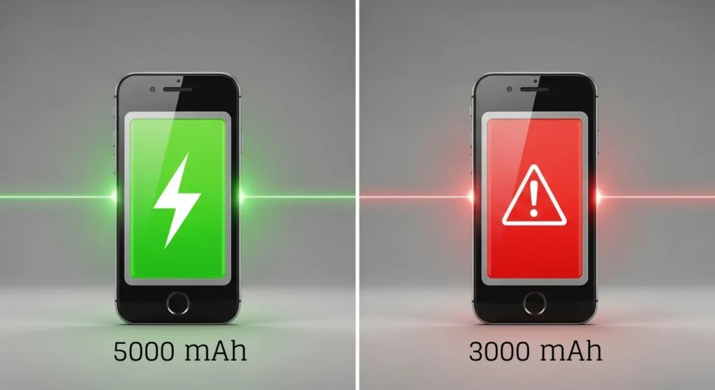 Comparativo de bateria